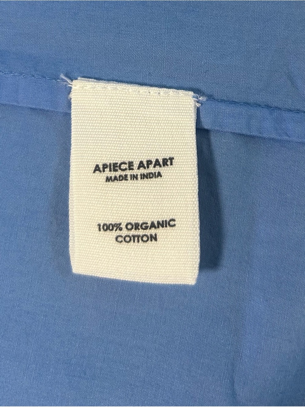 Apiece Apart Los Altos Top Oxford Blue Size M - Picture 6 of 7